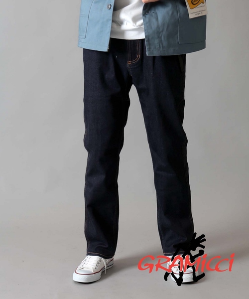 Gramicci(グラミチ)の「GRAMICCI×JS / グラミチ別注 : デニムニュースタイルパンツ #(デニムパンツ・メンズ・ネイビー/ブラック/ブルー系その他/グレー系その他・LARGE/MEDIUM/SMALL)」の3枚目の写真