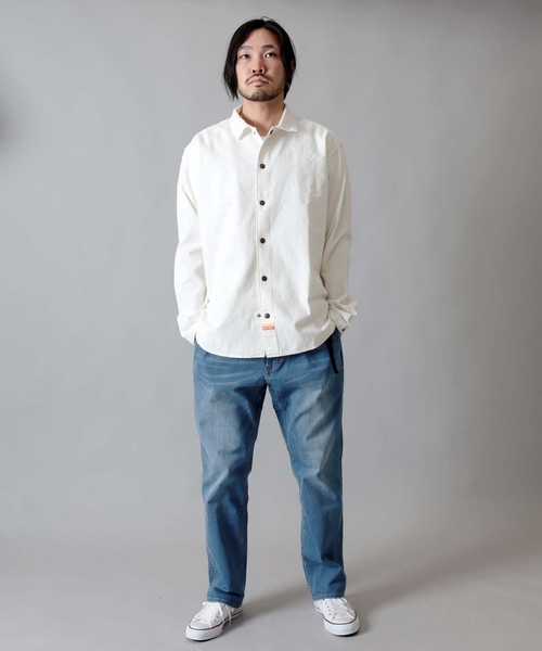 Gramicci(グラミチ)の「GRAMICCI×JS / グラミチ別注 : デニムニュースタイルパンツ #(デニムパンツ・メンズ・ネイビー/ブラック/ブルー系その他/グレー系その他・LARGE/MEDIUM/SMALL)」の17枚目の写真