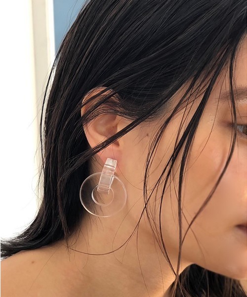 TODAYFUL(トゥデイフル)の「クリアリングピアス(ピアス(両耳用)・レディース・ブラウン/グリーン/イエロー/クリア・FREE)」の17枚目の写真