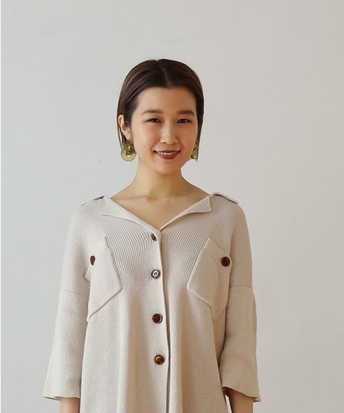 TODAYFUL(トゥデイフル)の「クリアリングピアス(ピアス(両耳用)・レディース・ブラウン/グリーン/イエロー/クリア・FREE)」の11枚目の写真