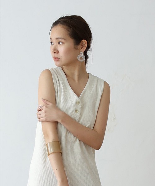 TODAYFUL(トゥデイフル)の「クリアリングピアス(ピアス(両耳用)・レディース・ブラウン/グリーン/イエロー/クリア・FREE)」の18枚目の写真