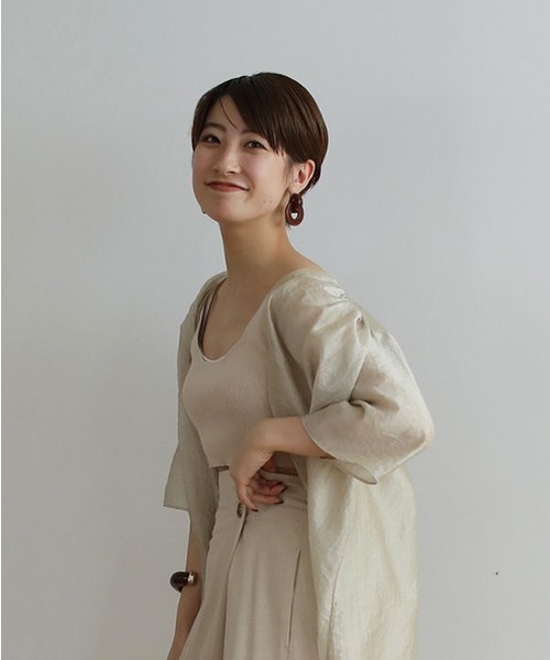 TODAYFUL(トゥデイフル)の「クリアリングピアス(ピアス(両耳用)・レディース・ブラウン/グリーン/イエロー/クリア・FREE)」の7枚目の写真