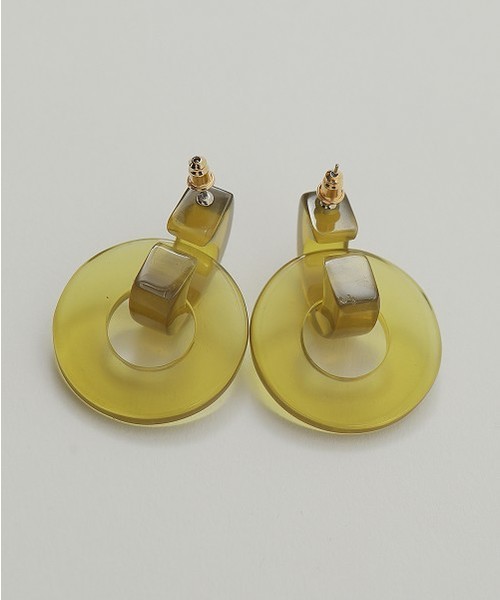 TODAYFUL(トゥデイフル)の「クリアリングピアス(ピアス(両耳用)・レディース・ブラウン/グリーン/イエロー/クリア・FREE)」の15枚目の写真