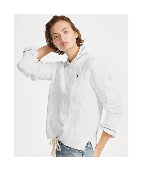 POLO RALPH LAUREN（ポロ ラルフ ローレン）の「ケーブルニット