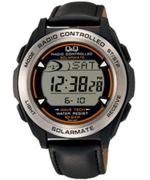 Q&Q（キューアンドキュー）の「Ｑ＆Ｑ　電波時計　ソーラー電源（デジタル腕時計）」