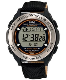 Q&Q（キューアンドキュー）の「Ｑ＆Ｑ　電波時計　ソーラー電源（デジタル腕時計）」