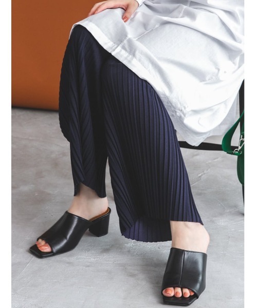 fifth(フィフス)の「【サイズ展開あり】プリーツロングワイドパンツ(その他パンツ・レディース・グレー/ブラウン/アイボリー/スモークピンク/ブラック/ネイビー・MEDIUM/SMALL)」の5枚目の写真