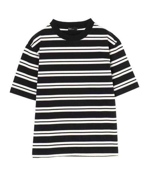 CRAFT STANDARD BOUTIQUE（クラフトスタンダードブティック）の「ハイネック半袖カットプルオーバー ☆●（Tシャツ/カットソー・メンズ・ブラック/ブルー/ネイビー/アイボリー/グリーン/グレー系その他・LL/L/M）」の17枚目の写真