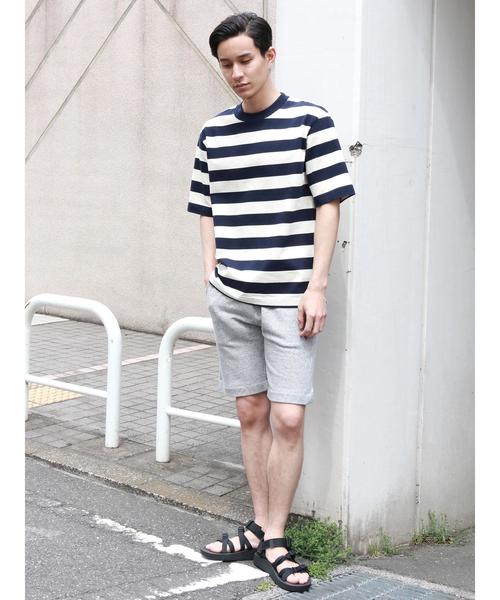 CRAFT STANDARD BOUTIQUE（クラフトスタンダードブティック）の「ハイネック半袖カットプルオーバー ☆●（Tシャツ/カットソー・メンズ・ブラック/ブルー/ネイビー/アイボリー/グリーン/グレー系その他・LL/L/M）」の12枚目の写真