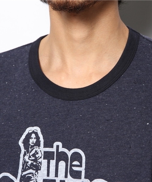 HYSTERIC GLAMOUR(ヒステリックグラマー)の「THE PLAYER pt T-SH(Tシャツ/カットソー・メンズ・ネイビー/チャコールグレー・MEDIUM/SMALL/LARGE)」の6枚目の写真