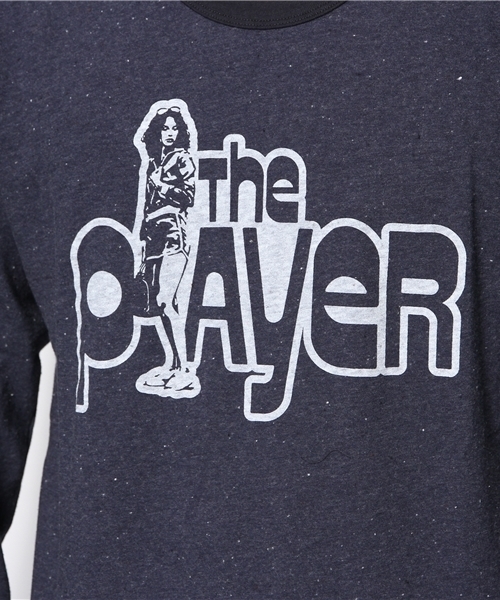 HYSTERIC GLAMOUR(ヒステリックグラマー)の「THE PLAYER pt T-SH(Tシャツ/カットソー・メンズ・ネイビー/チャコールグレー・MEDIUM/SMALL/LARGE)」の8枚目の写真