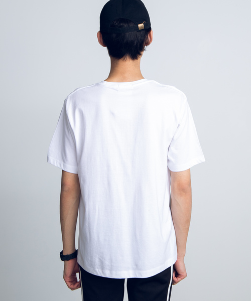 WEGO（ウィゴー）の「WEGO/チェッカーボックスロゴTシャツ（Tシャツ/カットソー・メンズ・ホワイト/ブラック/ホワイト系その他/ブラック系その他・SMALL/MEDIUM/LARGE）」の17枚目の写真