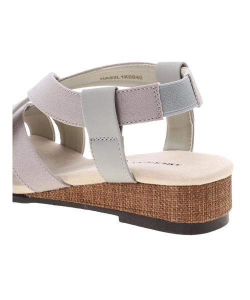 AMERICAN HOLIC（アメリカンホリック）の「ウェッジヒールサンダル（サンダル・レディース・ブラック/グレー・S/M/L）」の5枚目の写真