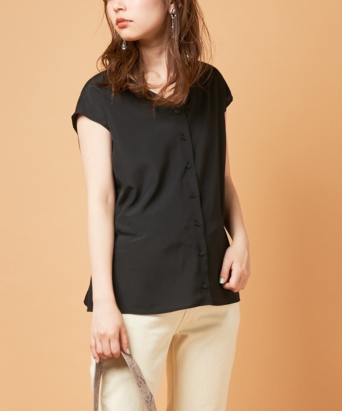 natural couture(ナチュラルクチュール)の「PP前後2WAYウエストリボンブラウス(シャツ/ブラウス・レディース・ブラック/アイボリー/ラベンダー/その他1/その他2/その他3・FREE)」の11枚目の写真