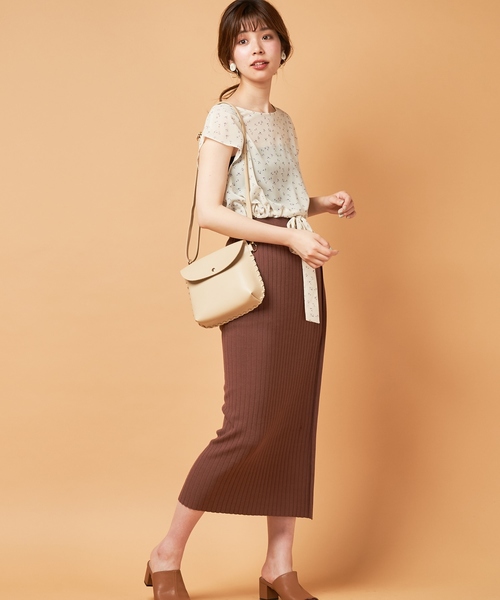 natural couture(ナチュラルクチュール)の「PP前後2WAYウエストリボンブラウス(シャツ/ブラウス・レディース・ブラック/アイボリー/ラベンダー/その他1/その他2/その他3・FREE)」の16枚目の写真