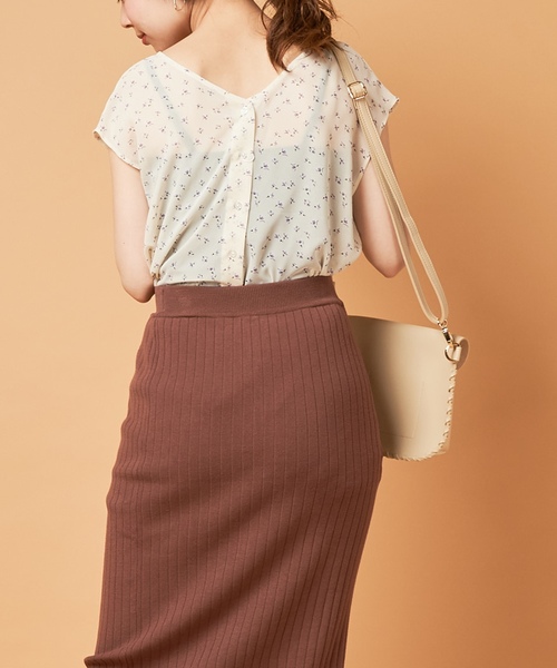 natural couture(ナチュラルクチュール)の「PP前後2WAYウエストリボンブラウス(シャツ/ブラウス・レディース・ブラック/アイボリー/ラベンダー/その他1/その他2/その他3・FREE)」の18枚目の写真