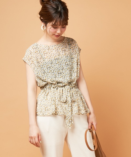 natural couture(ナチュラルクチュール)の「PP前後2WAYウエストリボンブラウス(シャツ/ブラウス・レディース・ブラック/アイボリー/ラベンダー/その他1/その他2/その他3・FREE)」の21枚目の写真