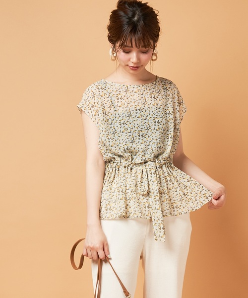 natural couture(ナチュラルクチュール)の「PP前後2WAYウエストリボンブラウス(シャツ/ブラウス・レディース・ブラック/アイボリー/ラベンダー/その他1/その他2/その他3・FREE)」の22枚目の写真