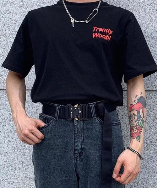 Trendywoobi(トレンディウビ)の「ピン&キーデザインネックレス(ネックレス・メンズ・A・FREE)」の4枚目の写真