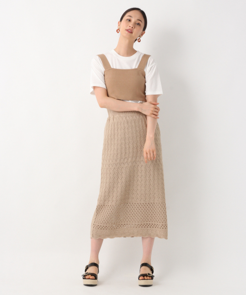 GLOBAL WORK（グローバルワーク）の「洗えるニットビスチェ/839031（その他トップス・レディース・ブラック/オフホワイト/ベージュ系その他3・FREE）」の6枚目の写真