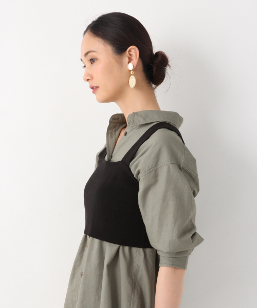 GLOBAL WORK（グローバルワーク）の「洗えるニットビスチェ/839031（その他トップス・レディース・ブラック/オフホワイト/ベージュ系その他3・FREE）」の7枚目の写真