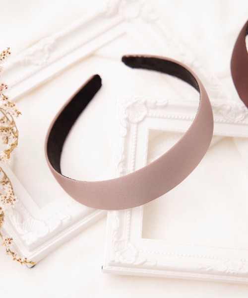 WEGO（ウィゴー）の「WEGO/ワイドカチューシャ（カチューシャ・レディース・ブラウン/ベージュ/ブラック・FREE）」の3枚目の写真