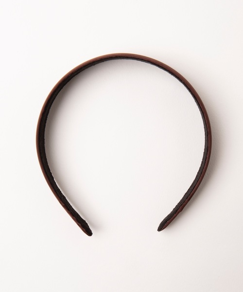 WEGO（ウィゴー）の「WEGO/ワイドカチューシャ（カチューシャ・レディース・ブラウン/ベージュ/ブラック・FREE）」の6枚目の写真