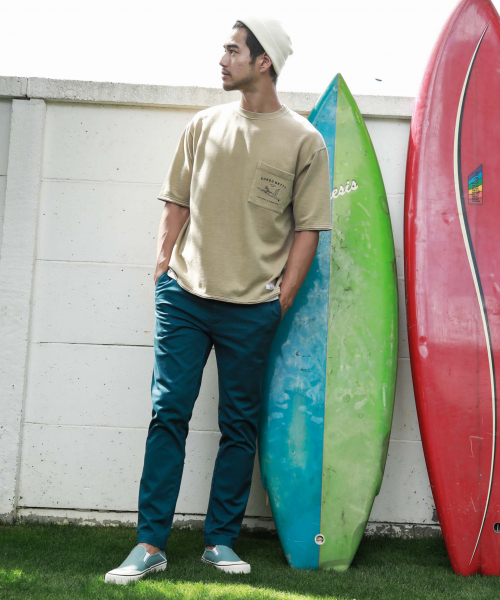 BAYFLOW（ベイフロー）の「ベーシックチノスリムストレート（チノパンツ・メンズ・ブルー/ベージュ/ブラック・SMALL/MEDIUM/LARGE）」の10枚目の写真