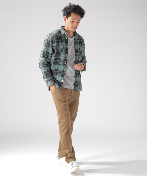 BAYFLOW（ベイフロー）の「ベーシックチノスリムストレート（チノパンツ・メンズ・ブルー/ベージュ/ブラック・SMALL/MEDIUM/LARGE）」の12枚目の写真