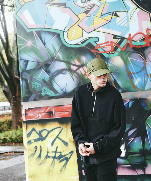 CHORD NUMBER EIGHT(コードナンバーエイト)の「HALF ZIP SWEAT(スウェット・メンズ・ブラック/ライトグレー・L/M/S)」の7枚目の写真