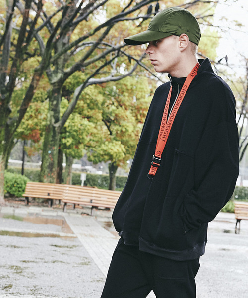 CHORD NUMBER EIGHT(コードナンバーエイト)の「HALF ZIP SWEAT(スウェット・メンズ・ブラック/ライトグレー・L/M/S)」の8枚目の写真