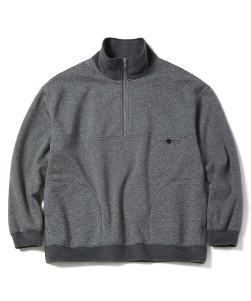 CHORD NUMBER EIGHT(コードナンバーエイト)の「HALF ZIP SWEAT(スウェット・メンズ・ブラック/ライトグレー・L/M/S)」の10枚目の写真