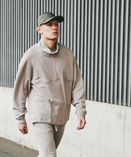 CHORD NUMBER EIGHT(コードナンバーエイト)の「HALF ZIP SWEAT(スウェット・メンズ・ブラック/ライトグレー・L/M/S)」の14枚目の写真