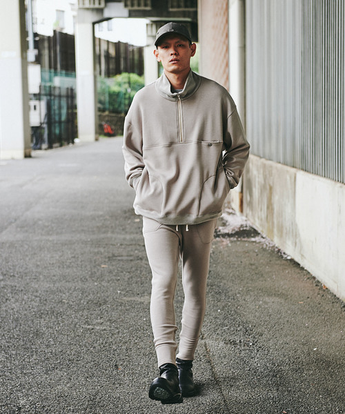 CHORD NUMBER EIGHT(コードナンバーエイト)の「HALF ZIP SWEAT(スウェット・メンズ・ブラック/ライトグレー・L/M/S)」の15枚目の写真