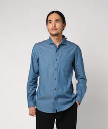 COMME CA MEN | カッタウェイカラー　ダンガリーシャツ(シャツ/ブラウス)