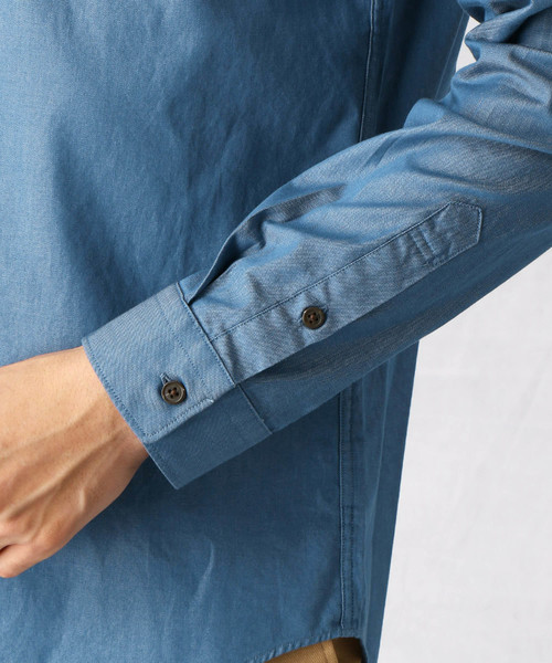 COMME CA MEN（コムサメン）の「カッタウェイカラー　ダンガリーシャツ（シャツ/ブラウス・メンズ・ネイビー/ブルー・SMALL/MEDIUM/LARGE）」の9枚目の写真