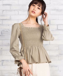 WEGO | WEGO/スクエアシャーリングブラウス(シャツ/ブラウス)