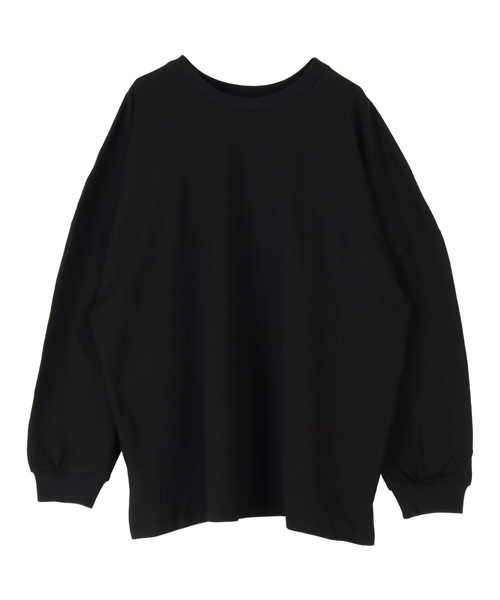 titivate（ティティベイト）の「ｵｰﾊﾞｰｻｲｽﾞｶｯﾄｿｰﾄｯﾌﾟｽ（Tシャツ/カットソー・レディース・オフホワイト/ベージュ/チャコール/ブラック・S/M）」の3枚目の写真