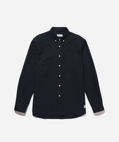 Saturdays NYC（サタデーズ ニューヨークシティ ）の「Crosby Oxford With Branding（シャツ/ブラウス・メンズ・チャコールグレー/ホワイト/ネイビー/ブルー・XL/XS/S/M/L）」の4枚目の写真