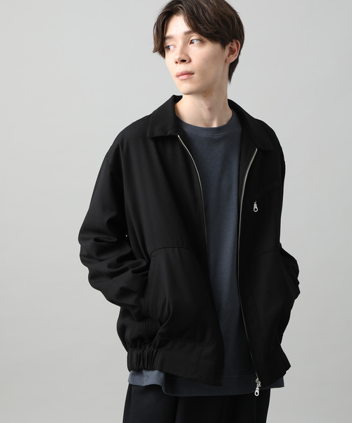 JUNRED（ジュンレッド）の「TRジップアップブルゾン（ブルゾン・メンズ・ブラック/ベージュ/ワイン・S/M/L）」の2枚目の写真