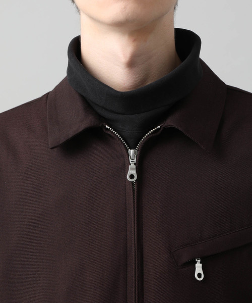 JUNRED（ジュンレッド）の「TRジップアップブルゾン（ブルゾン・メンズ・ブラック/ベージュ/ワイン・S/M/L）」の4枚目の写真