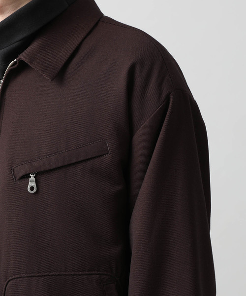 JUNRED（ジュンレッド）の「TRジップアップブルゾン（ブルゾン・メンズ・ブラック/ベージュ/ワイン・S/M/L）」の5枚目の写真