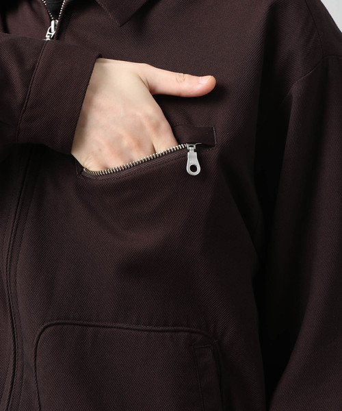JUNRED（ジュンレッド）の「TRジップアップブルゾン（ブルゾン・メンズ・ブラック/ベージュ/ワイン・S/M/L）」の9枚目の写真