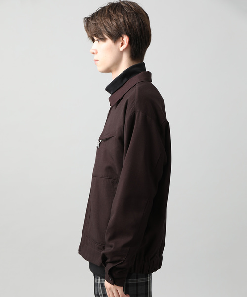 JUNRED（ジュンレッド）の「TRジップアップブルゾン（ブルゾン・メンズ・ブラック/ベージュ/ワイン・S/M/L）」の10枚目の写真