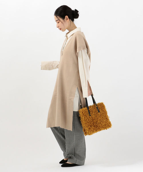 SHIPS Days（シップスデイズ）の「SHIPS Days:プルオーバーニット（ニット/セーター・レディース・ダークグレー/ベージュ・ONE SIZE）」の16枚目の写真