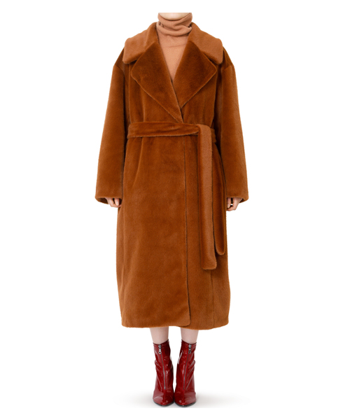 LE CIEL BLEU（ルシェルブルー）の「Faux Fur Robe Coat（その他