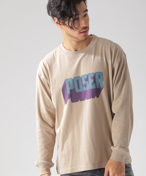 BAYFLOW(ベイフロー)の「【POSER(ポーザー)】Nov L/S TEE(Tシャツ/カットソー・メンズ・ホワイト/ライトグレー/ブラック/ベージュ/オフホワイト/オレンジ・MEDIUM/LARGE)」の6枚目の写真