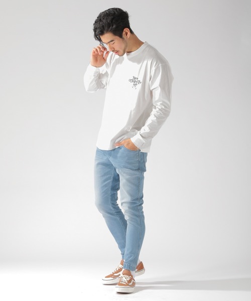 BAYFLOW(ベイフロー)の「【POSER(ポーザー)】Nov L/S TEE(Tシャツ/カットソー・メンズ・ホワイト/ライトグレー/ブラック/ベージュ/オフホワイト/オレンジ・MEDIUM/LARGE)」の12枚目の写真