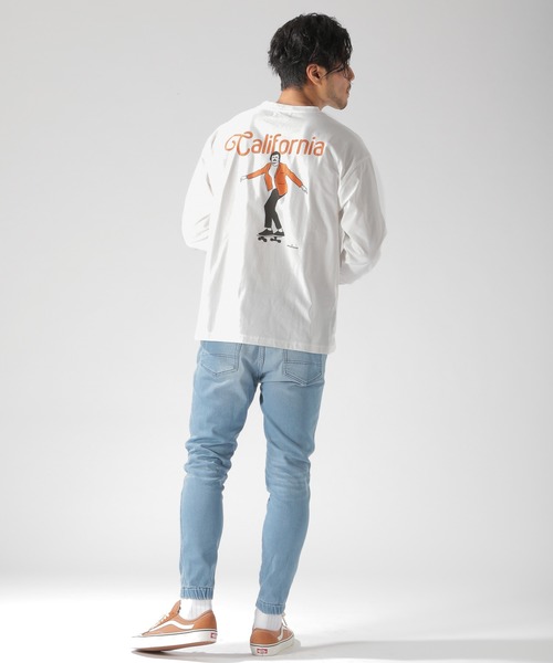 BAYFLOW(ベイフロー)の「【POSER(ポーザー)】Nov L/S TEE(Tシャツ/カットソー・メンズ・ホワイト/ライトグレー/ブラック/ベージュ/オフホワイト/オレンジ・MEDIUM/LARGE)」の13枚目の写真