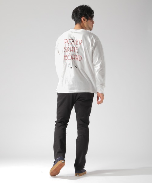 BAYFLOW(ベイフロー)の「【POSER(ポーザー)】Nov L/S TEE(Tシャツ/カットソー・メンズ・ホワイト/ライトグレー/ブラック/ベージュ/オフホワイト/オレンジ・MEDIUM/LARGE)」の8枚目の写真